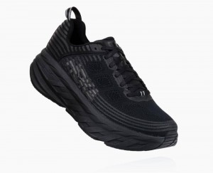 Black / Black Hoka Bondi 6 | 09127UXAW