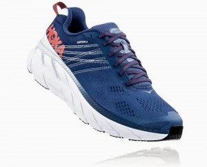 Blue Hoka Clifton 6 Wide | 59604TROB