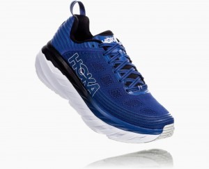 Blue / Dark Grey Hoka Bondi 6 Wide | 07325QAMS