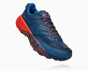 Blue / Red Hoka Speedgoat 4 Wide | 48710GDTV