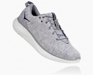 Deep Grey Hoka Hupana Flow Wool | 03296UNGL