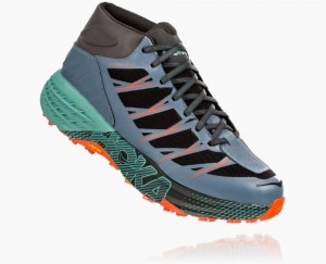 Green Hoka Speedgoat Mid Waterproof | 62584WSPF