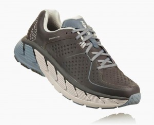 Grey Hoka Gaviota Leather | 40129ULXZ