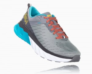 Grey / Blue Hoka Arahi 3 Wide | 48971RJKZ