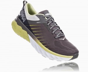 Grey / Light Green Hoka Arahi 3 | 25703ULNF