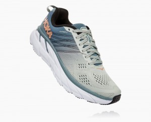 Lead/Sea Foam Hoka Clifton 6 Wide | 41793YACF