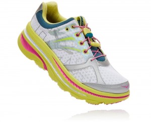 Light Green / Pink Hoka Outdoor Voices Bondi B | 23098OHIP