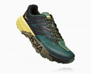 Myrtle/Limelight Hoka Speedgoat 4 Wide | 59370YAWQ