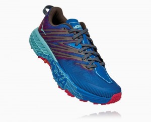 Royal Blue / Pink Peacock Hoka Speedgoat 4 | 94168AXWU