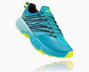 Turquoise / Blue Hoka Speedgoat 4 Wide | 57439HQDN