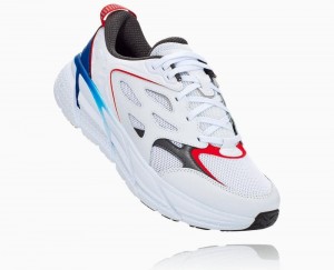 White / Blue Hoka Opening Ceremony Clifton | 31596COWV