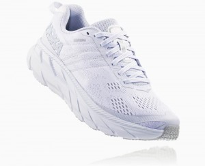 White / White Hoka Clifton 6 Wide | 70935IPMV