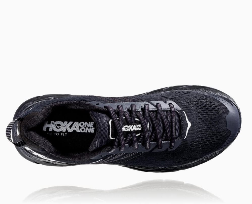 Black Hoka Clifton 6 Wide | 20637VHOT