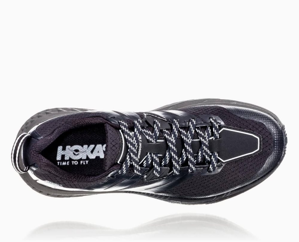 Black Hoka Speedgoat 3 Waterproof | 67348IKYQ