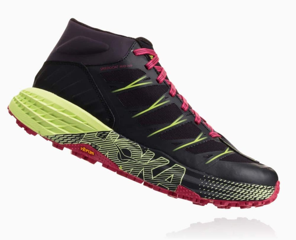 Black Hoka Speedgoat Mid Waterproof | 54026TOSM