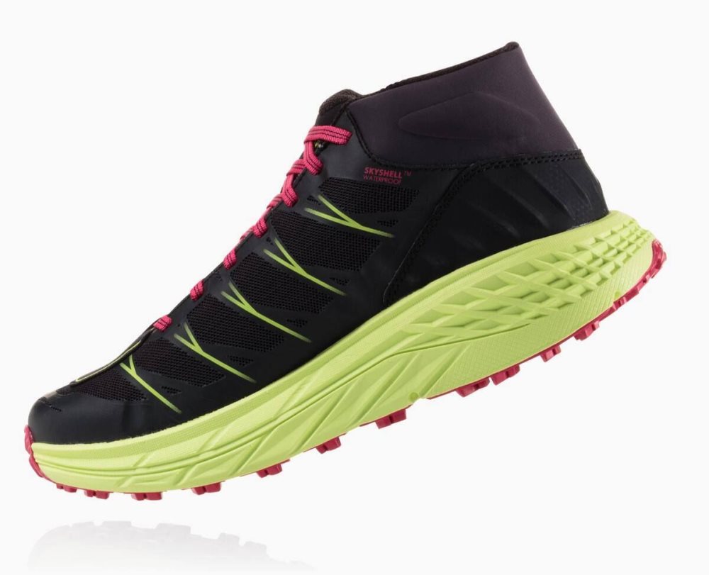 Black Hoka Speedgoat Mid Waterproof | 54026TOSM