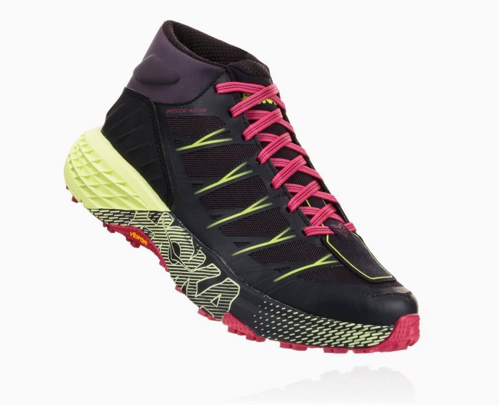 Black Hoka Speedgoat Mid Waterproof | 54026TOSM