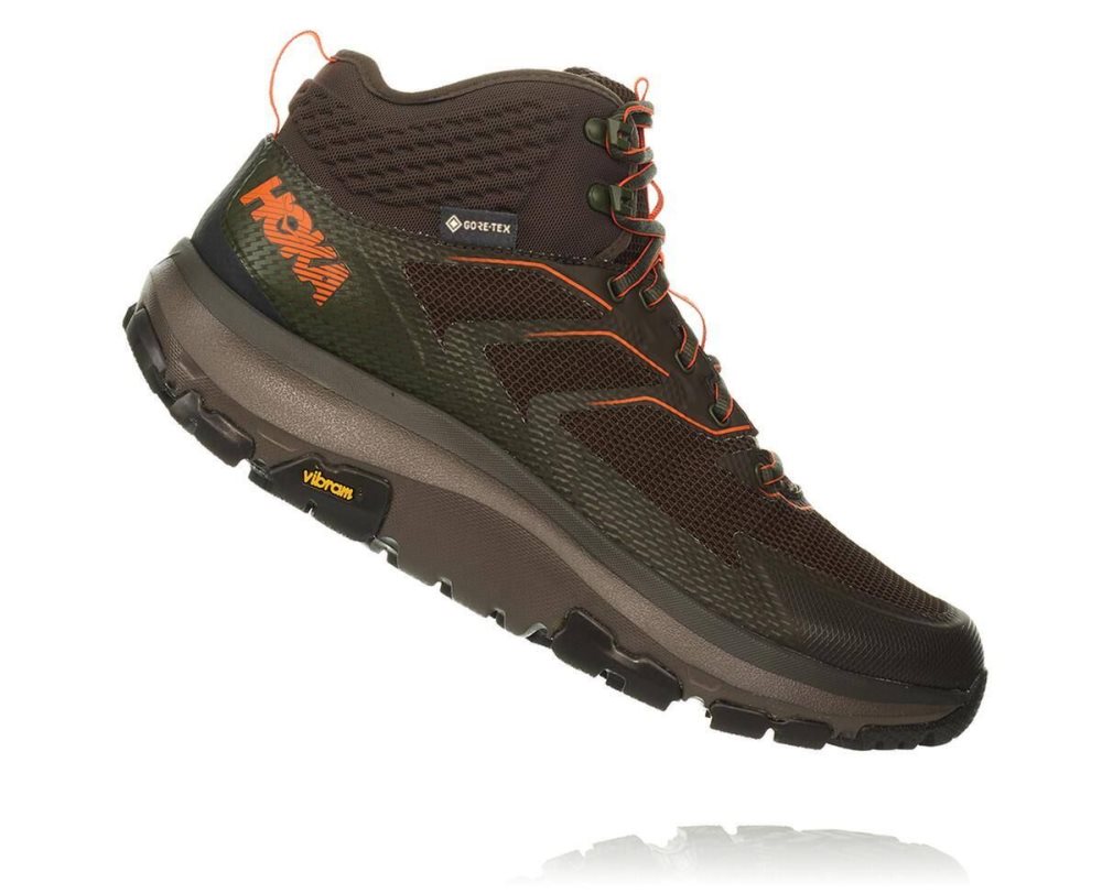 Black Olive / Orange Hoka Toa GORE | 02384HTNZ