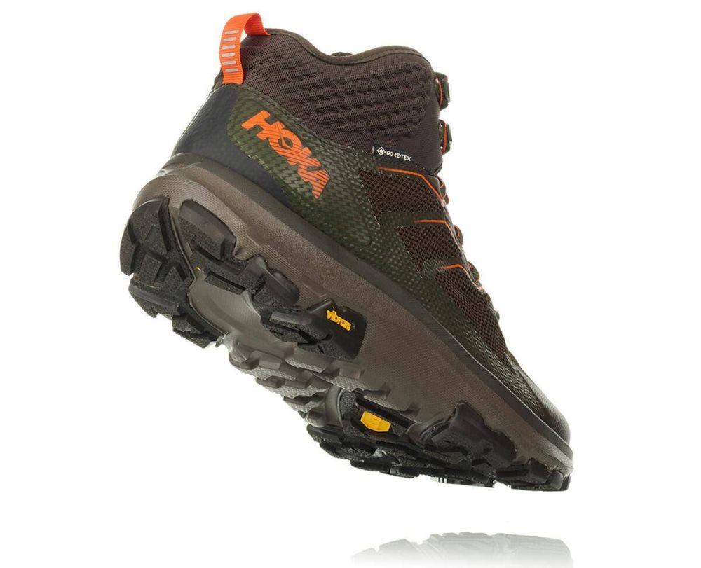 Black Olive / Orange Hoka Toa GORE | 02384HTNZ