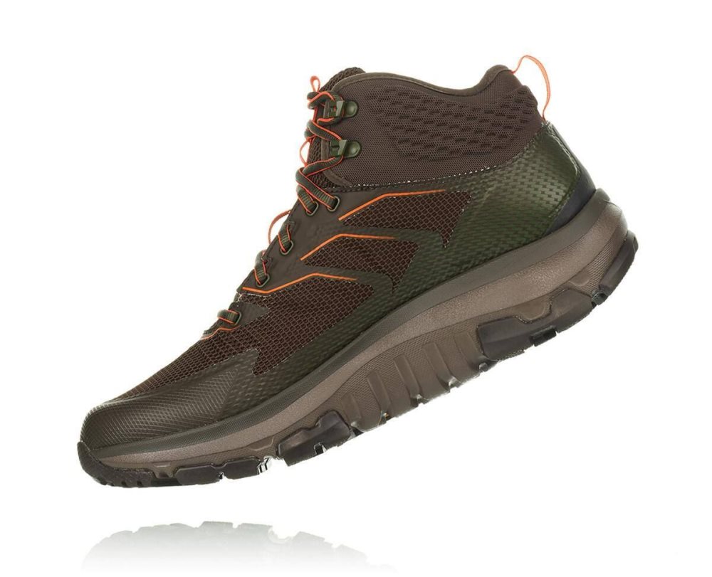 Black Olive / Orange Hoka Toa GORE | 02384HTNZ