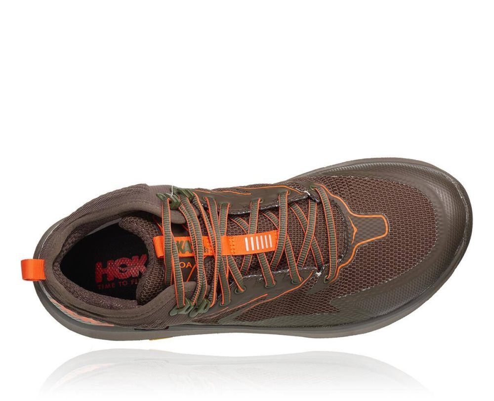 Black Olive / Orange Hoka Toa GORE | 02384HTNZ