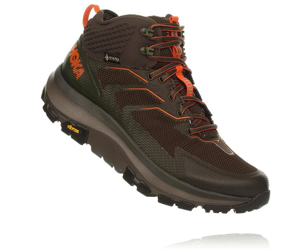 Black Olive / Orange Hoka Toa GORE | 02384HTNZ