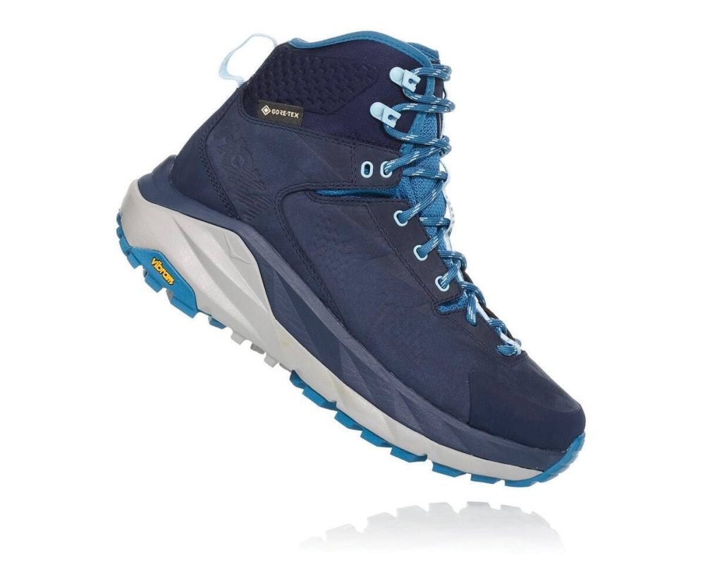 Black / Blue Hoka Kaha GORE | 98167TFZU