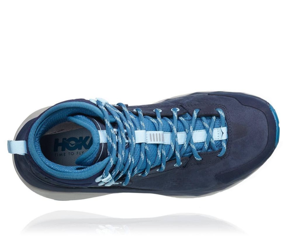 Black / Blue Hoka Kaha GORE | 98167TFZU