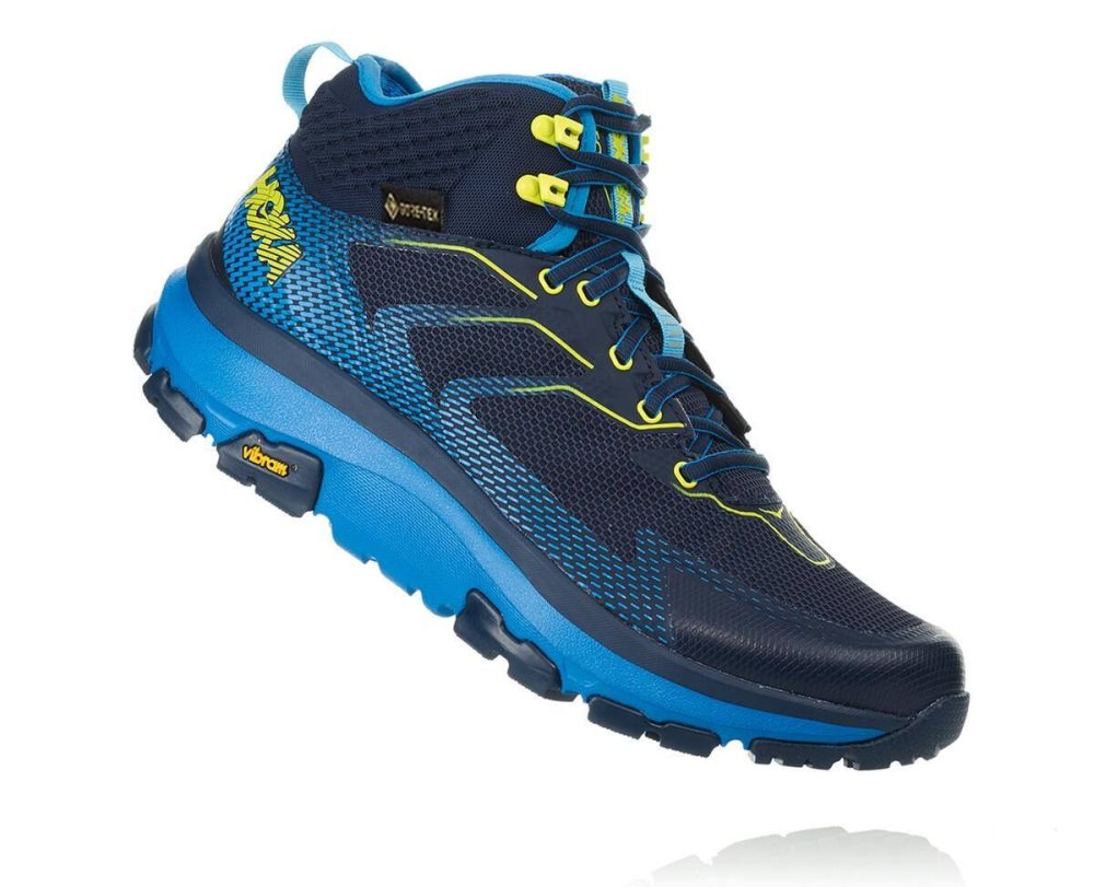 Black / Blue Hoka Toa GORE | 03596RSOA