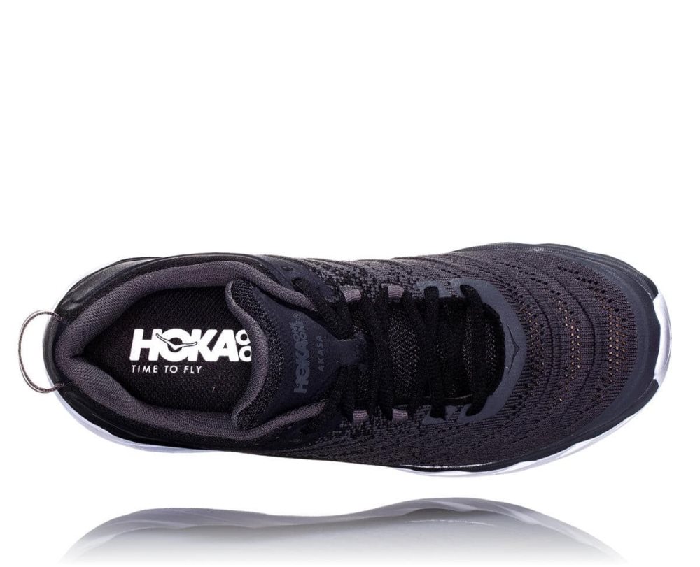 Black / Dark Grey Hoka Akasa Wide | 04179SXGD