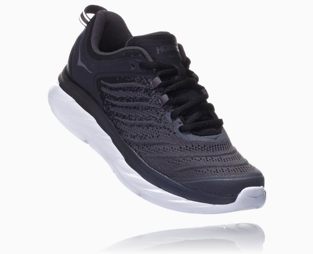 Black / Dark Grey Hoka Akasa | 24309ILES