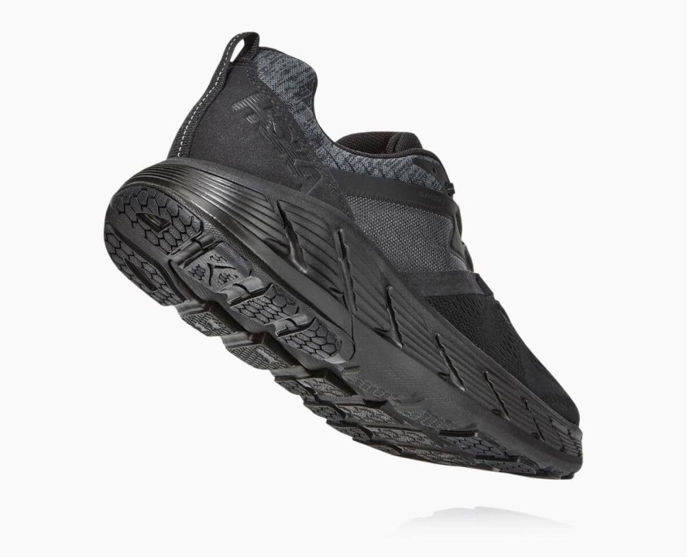 Black / Dark Grey Hoka Gaviota 2 Wide | 75693NBGK