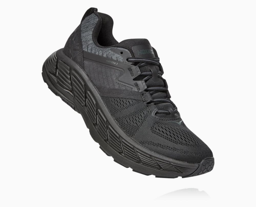 Black / Dark Grey Hoka Gaviota 2 | 23576RZJV