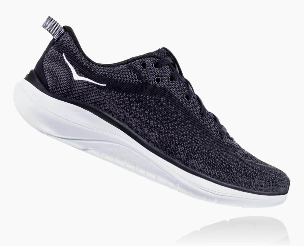 Black / Dark Grey Hoka Hupana Flow Wide | 23146RFKJ