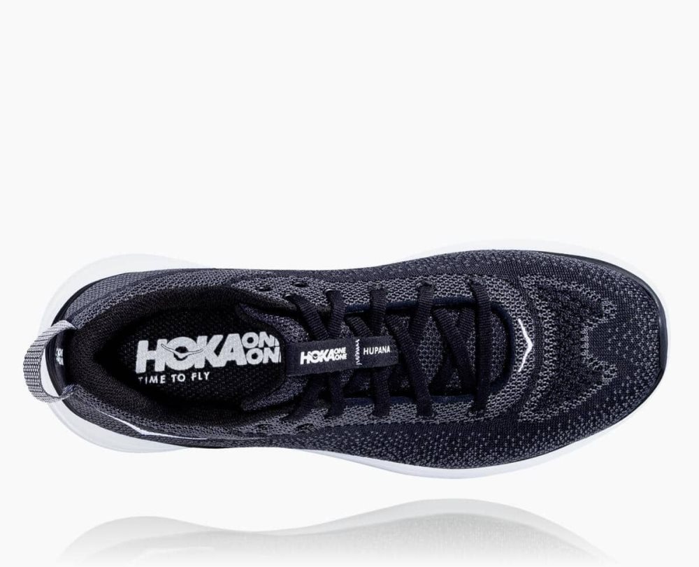 Black / Dark Grey Hoka Hupana Flow Wide | 23146RFKJ