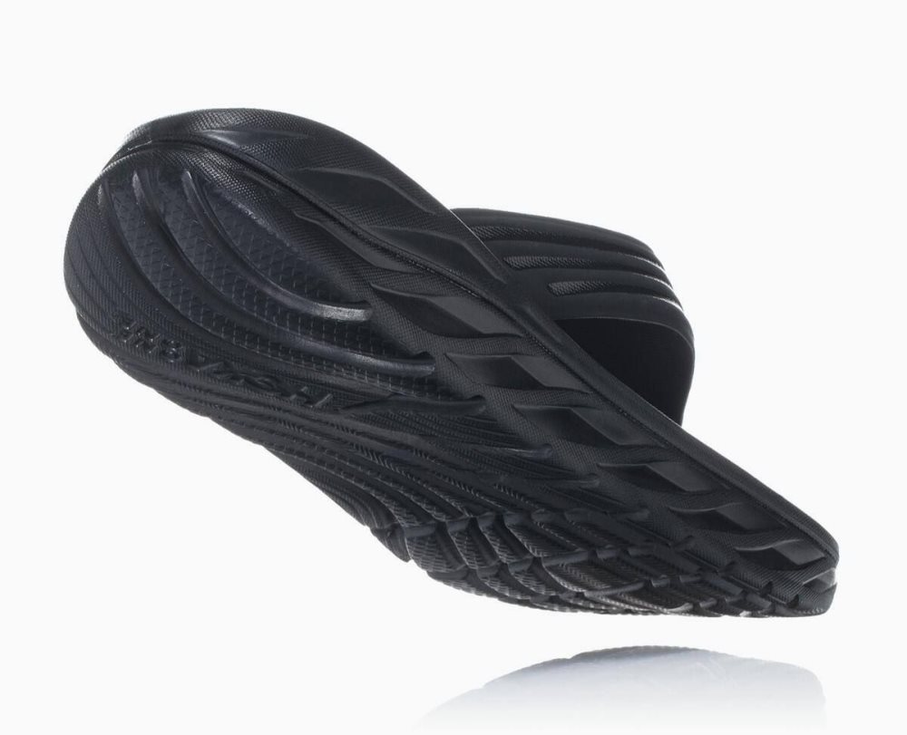 Black / Dark Grey Hoka ORA Flip | 60159NAXT