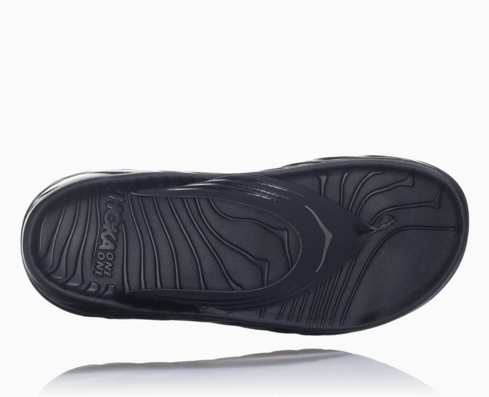 Black / Dark Grey Hoka ORA Flip | 60159NAXT