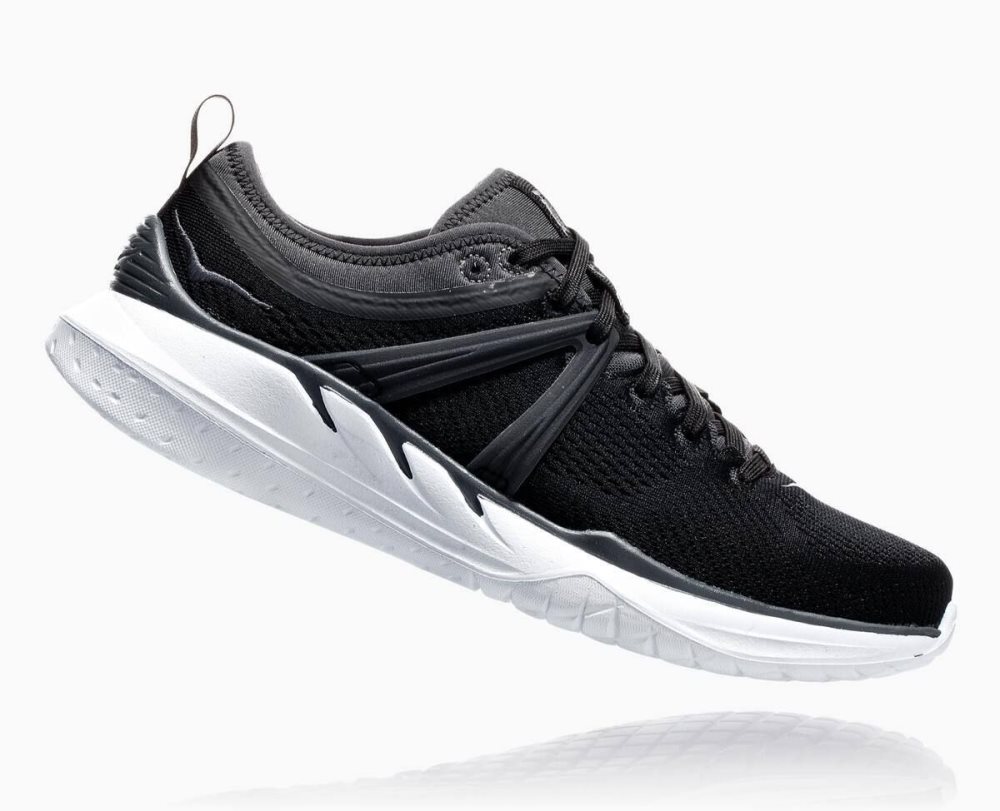 Black / Dark Grey Hoka Tivra | 71902YOEF