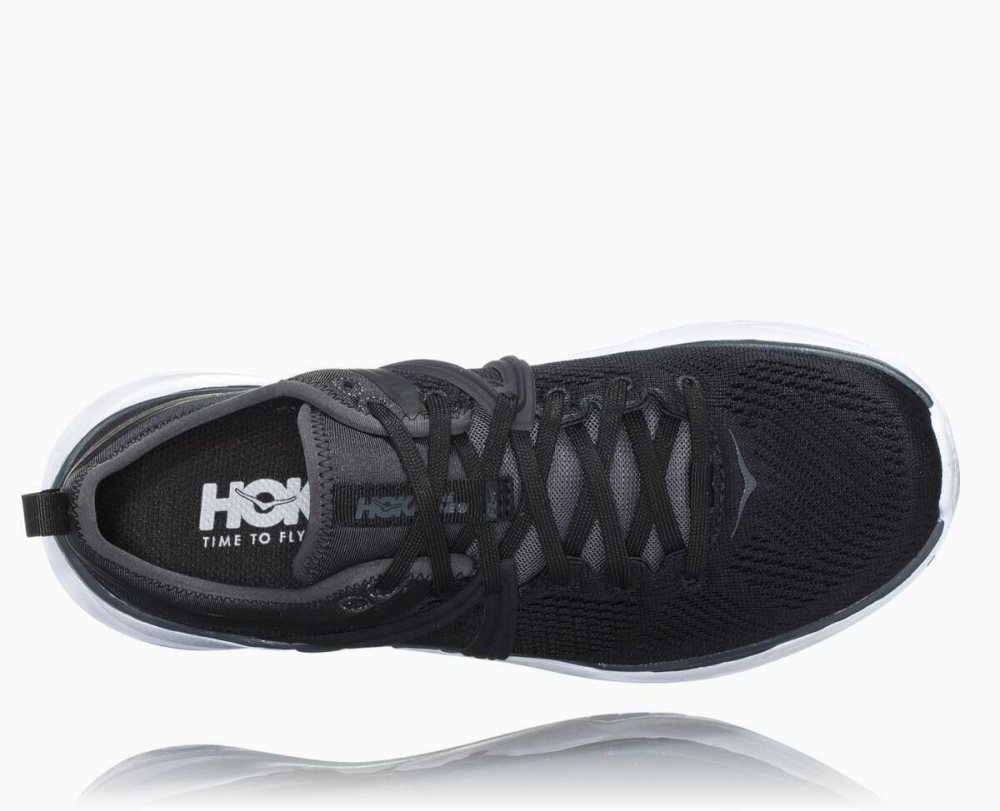 Black / Dark Grey Hoka Tivra | 71902YOEF