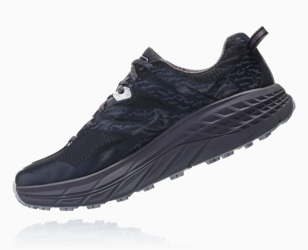 Black / Deep Grey Hoka Speedgoat 3 Waterproof | 63901QFZV