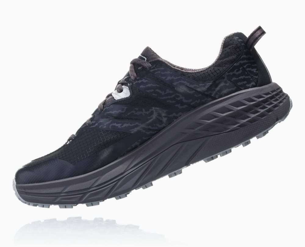 Black / Deep Grey Hoka Speedgoat 3 Waterproof | 07891YRXU