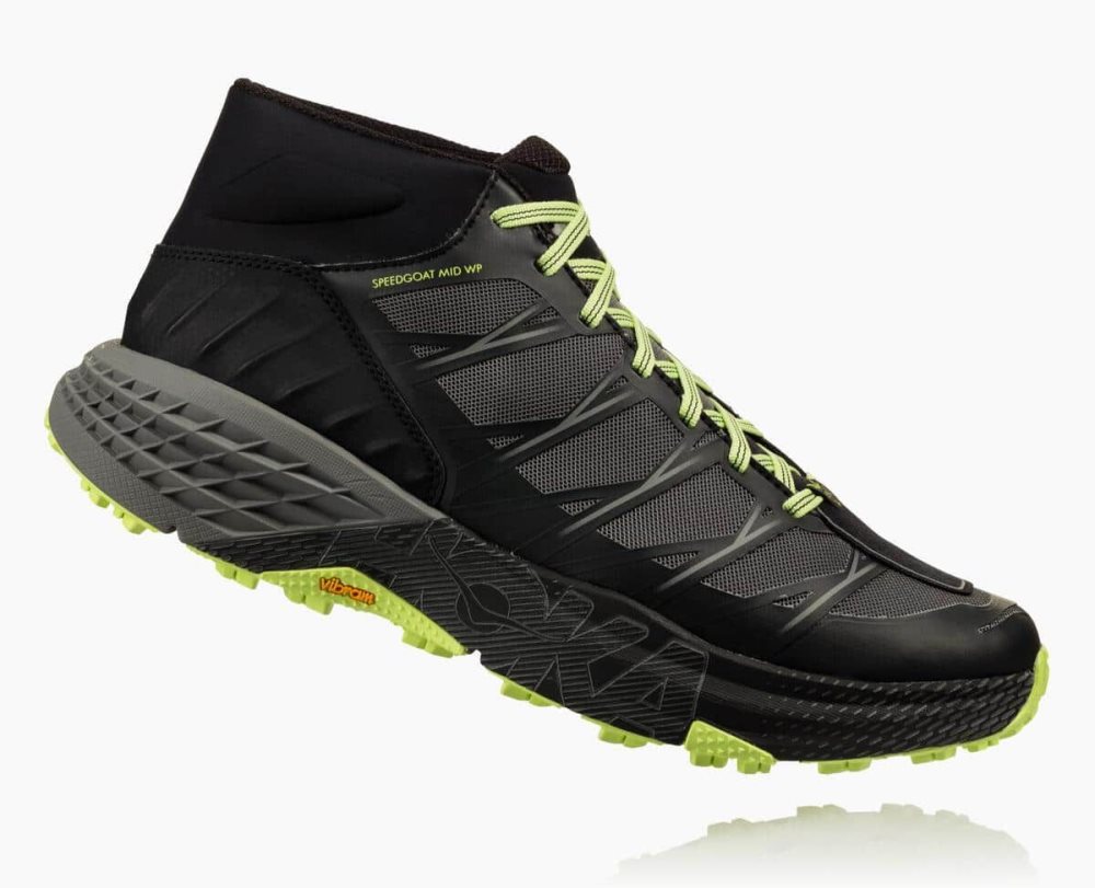 Black / Grey Hoka Speedgoat Mid Waterproof | 02984WVHA