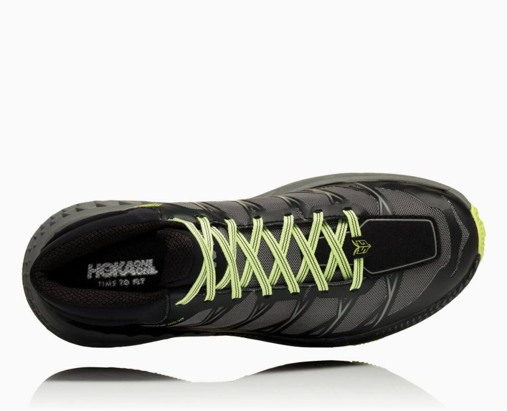 Black / Grey Hoka Speedgoat Mid Waterproof | 07324AHBV