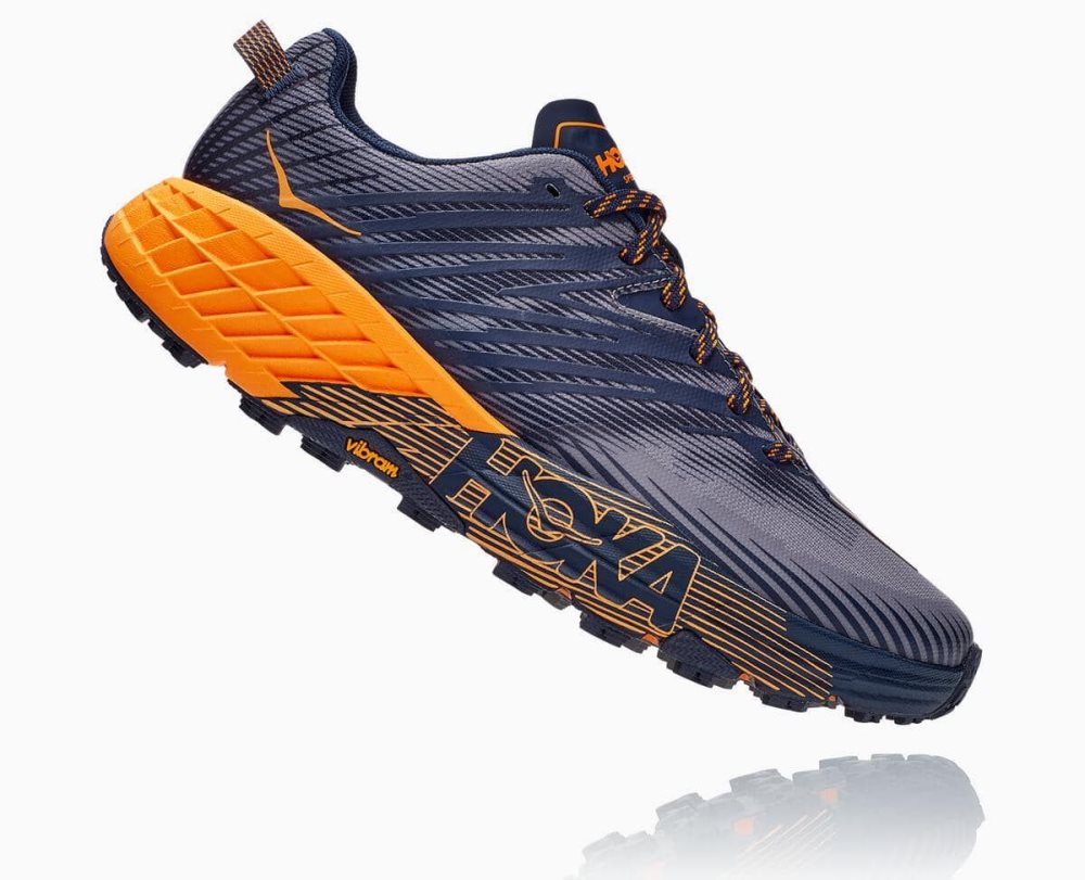 Black / Light Hoka Speedgoat 4 Wide | 34917DXJU