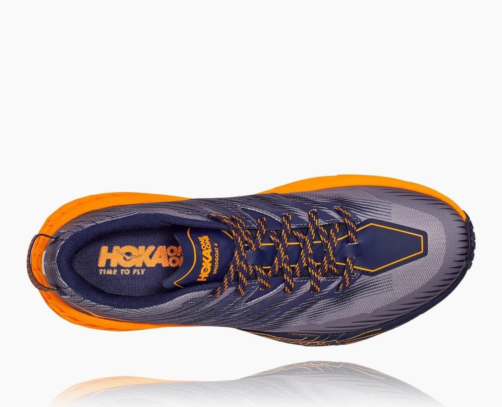 Black / Light Hoka Speedgoat 4 Wide | 34917DXJU