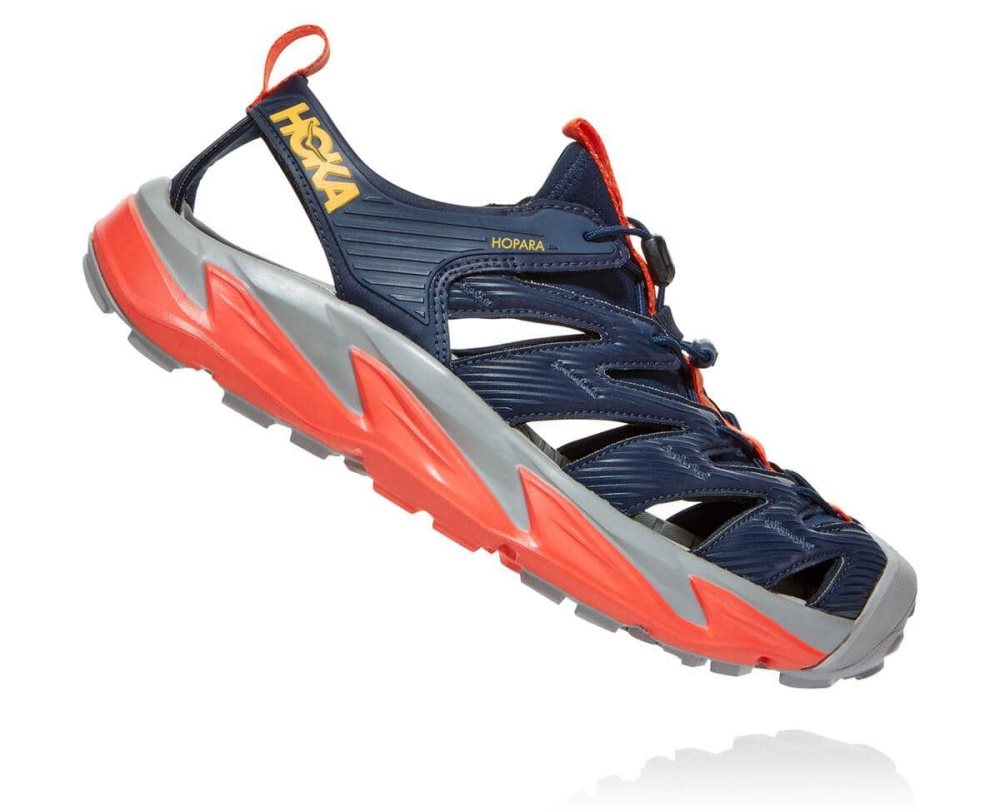 Black / Red Hoka Hopara | 09658BTLM