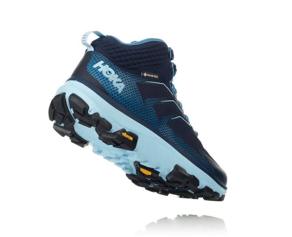 Black / Turquoise Hoka Toa GORE | 60458NGLY