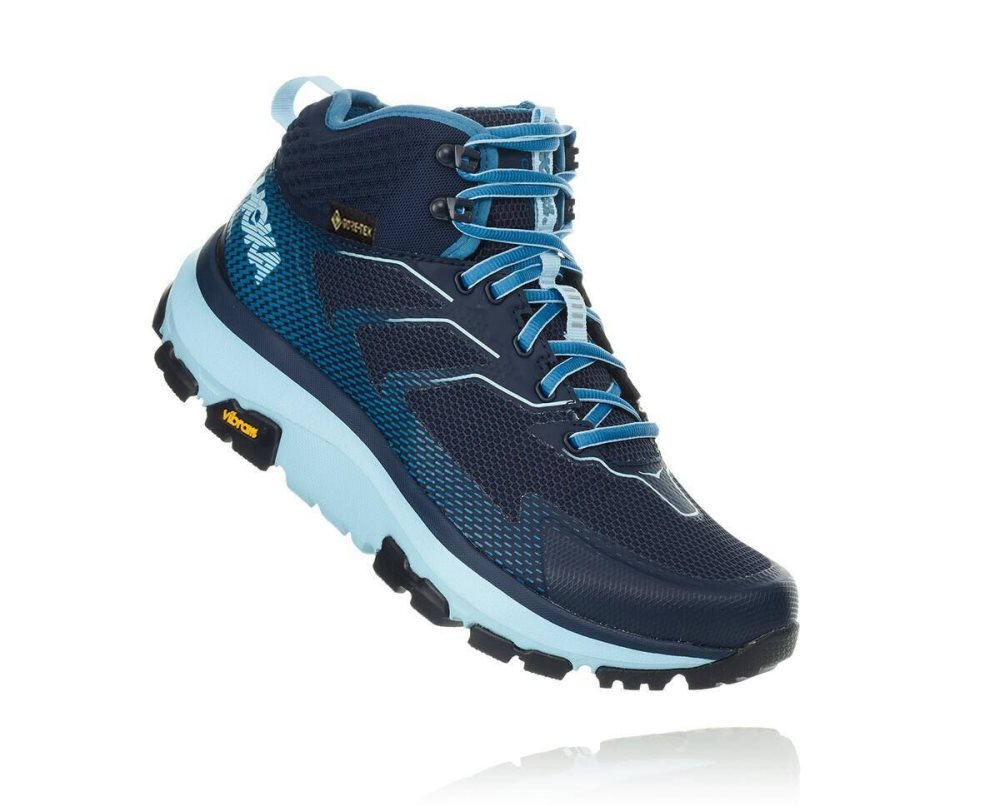 Black / Turquoise Hoka Toa GORE | 60458NGLY