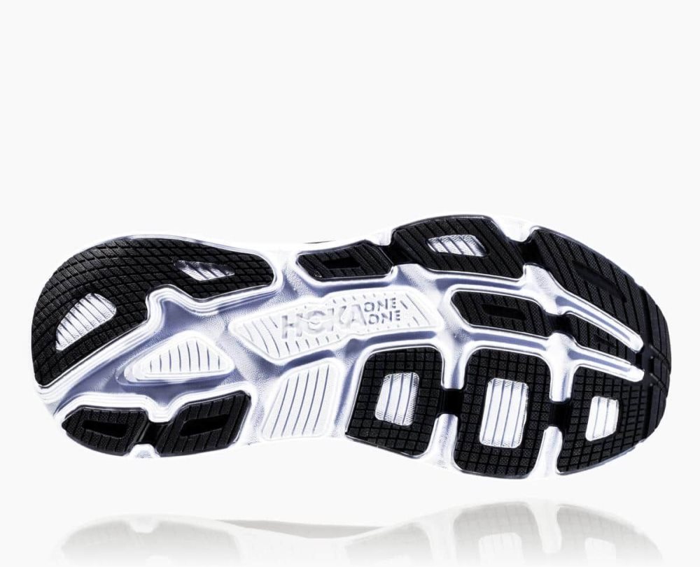 Black / White Hoka Bondi 6 Wide | 84023WHGQ