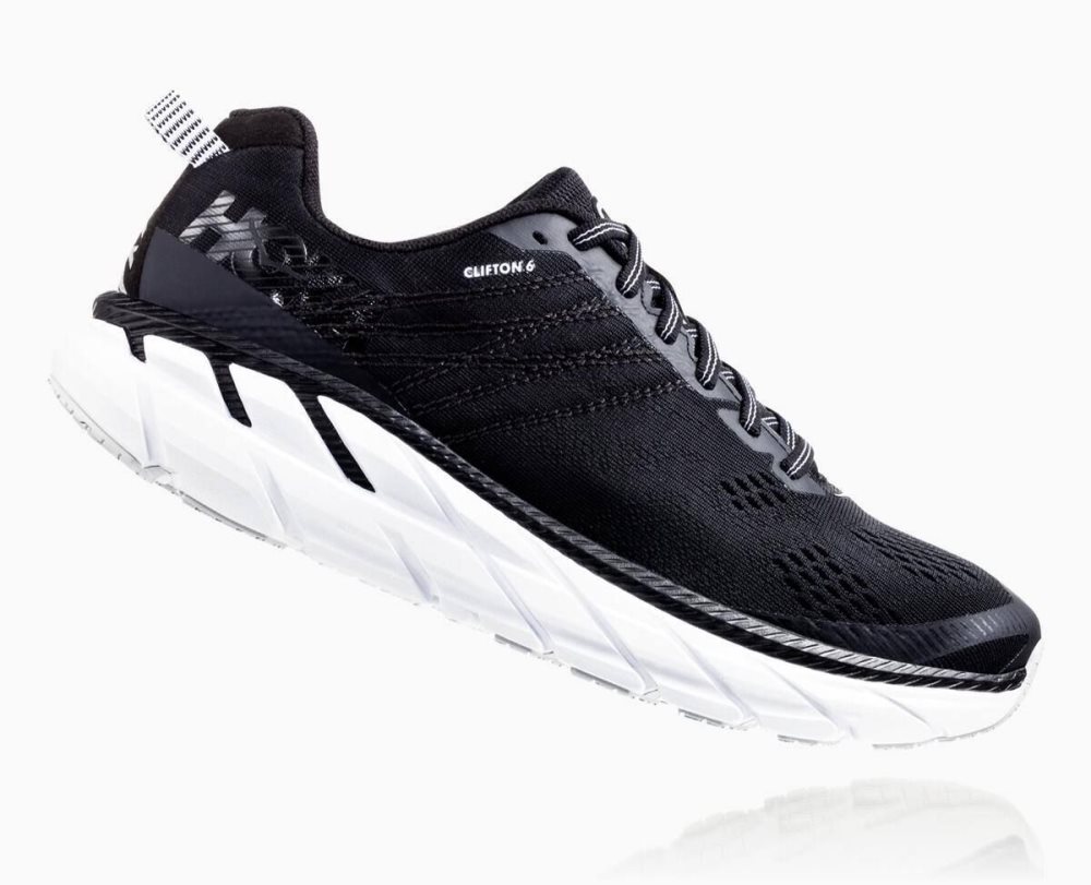 Black / White Hoka Clifton 6 | 03768MJFN